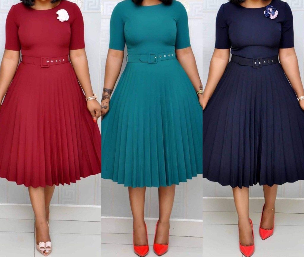 simple round dresses